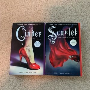 First two books of The Lunar Chronicles